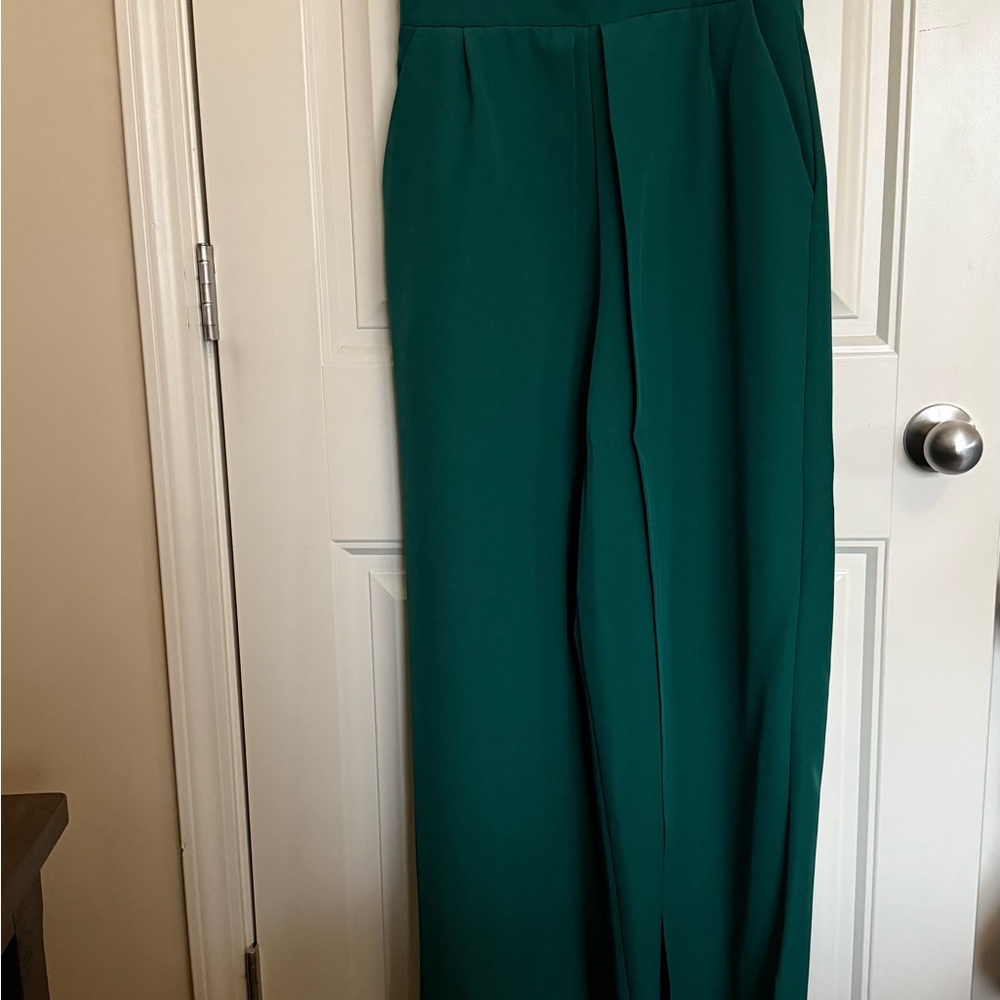 Chic Strapless Green Dress